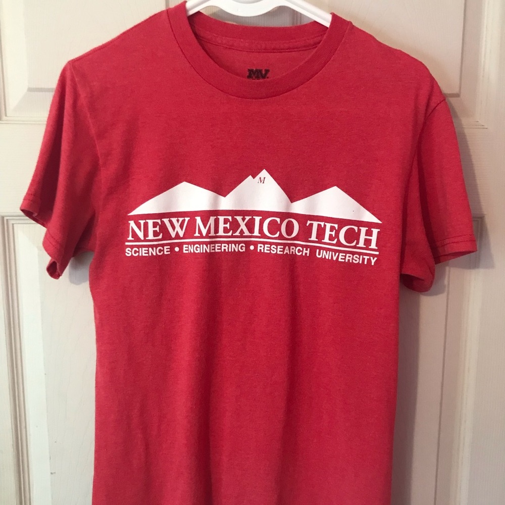 New Mexico Tech Pink T-Shirt Mens Small S